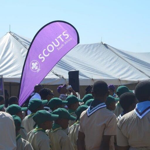SCOUTS SA Feather Banner